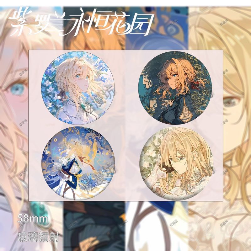 Violet Evergarden/Violet Evergarden สินค้า Violet Evergarden Badge จี้เข็มกลัด/cuzr