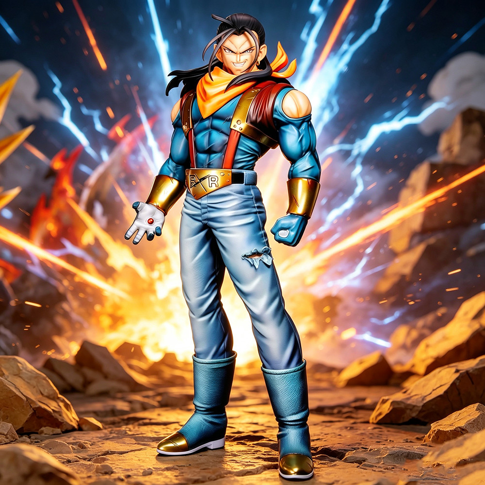 อะนิเมะ Dragon Ball Gt Super 17 รูปรูปปั้นของขวัญวันเกิดอินเทรนด์