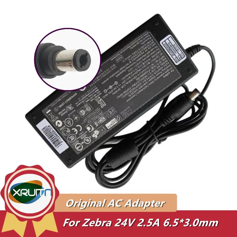 ของแท้ FSP060-RPBC อะแดปเตอร์ AC 24V 2.5A 60W สําหรับเครื่องพิมพ์ Zebra GX420 GT800 GT820 GX430T EZ1