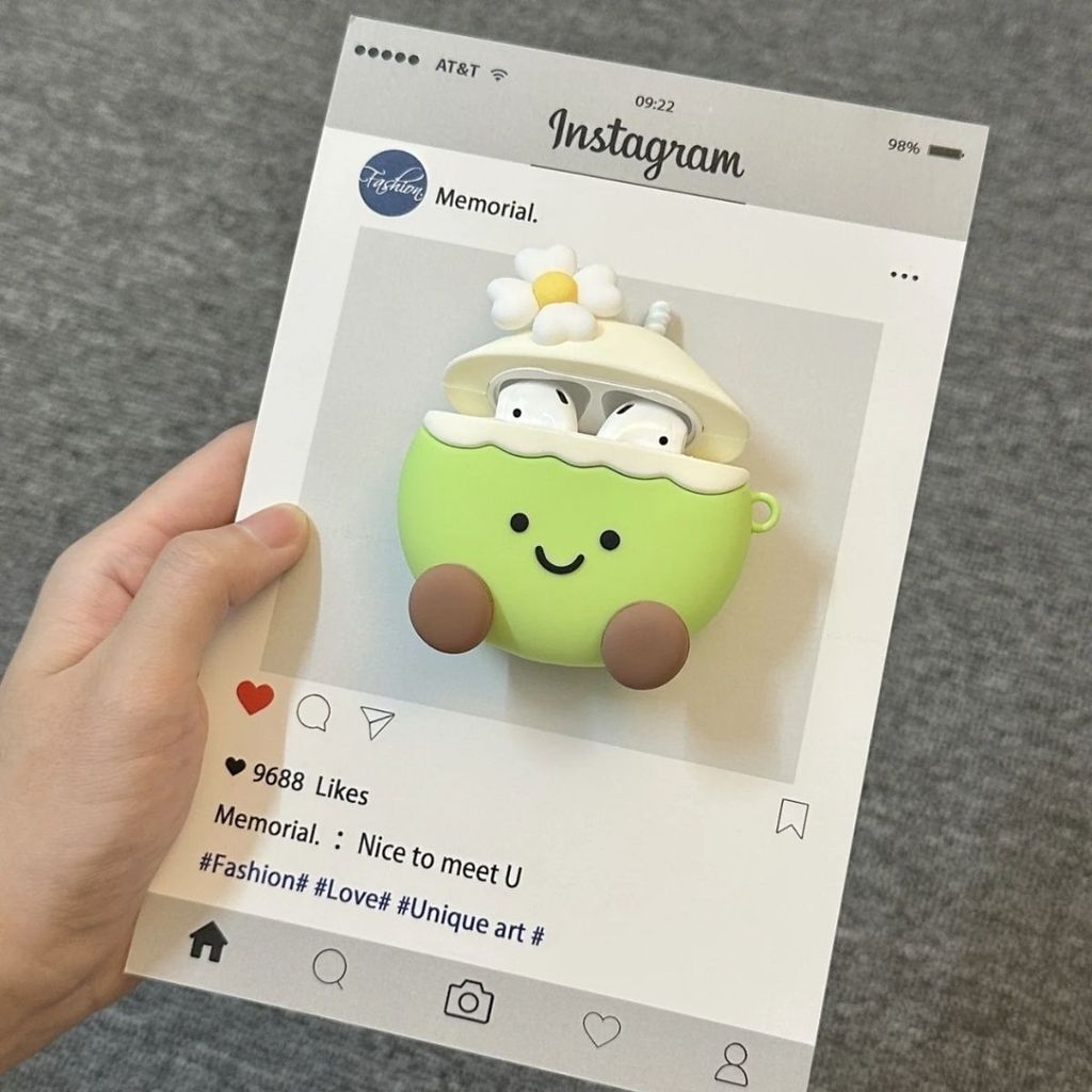 น่ารัก j Series Aruba Island สร้อยข้อมือมะพร้าวเหมาะสําหรับ AirPods4 หูฟังกรณี pro รุ่นที่สอง Shell 