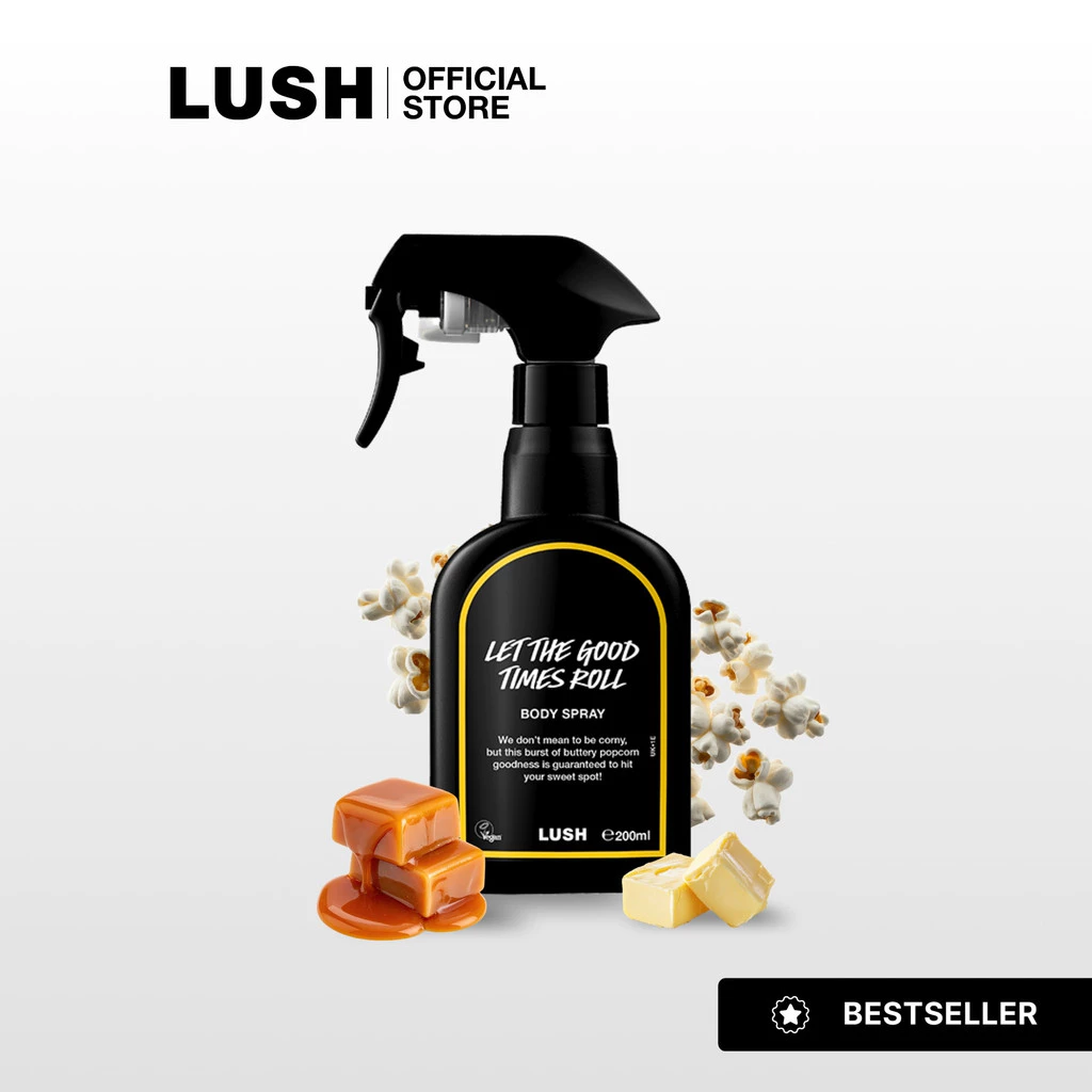 LUSH LET THE GOOD TIMES ROLL BODY SPRAY 200ml สเปรย์น้ําหอม สเปรย์ฉีดร่างกาย สเปรย์อเนกประสงค์