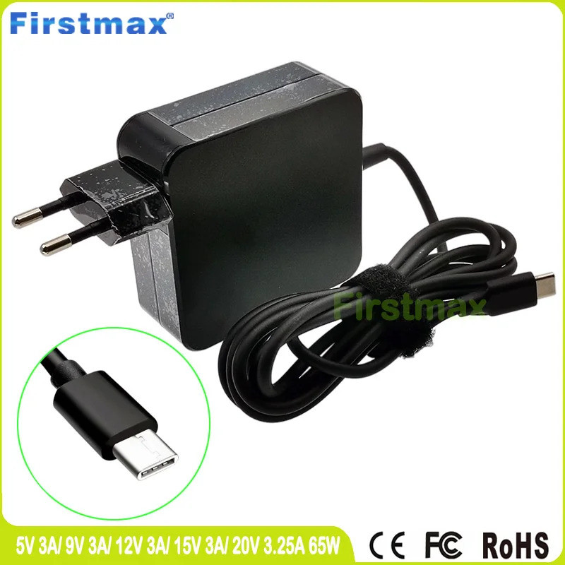 20V 3.25A ประเภท C USB-C 65W สําหรับ Asus ZenBook UX425E UX425EA UX425UA UX425UG UX435EA UX482EA UX4