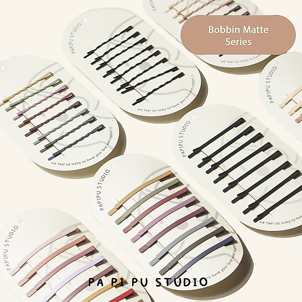 Papipu studio Bobbin Clip Stick Clip Matte series
