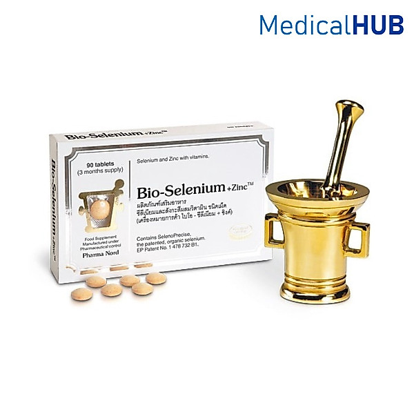Pharma Nord Bio-Selenium+Zinc ซีลีเนียม และ สังกะสี ส่งเสริมระบบ ภูมิคุ้มกัน ขนาด 90 เม็ด 17350