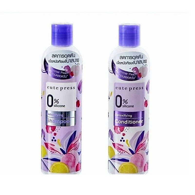 CUTE PRESS แชมพู 0% SILICONE DETOXIFYING SHAMPOO 300 ml