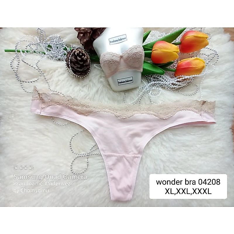 Wonder bra Size XS,S,M,L,XL,2XL ชุดชั้นใน/กางเกงชั้นในทรงจีสตริง(G-string) 04208
