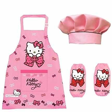 【พร้อมส่ง】ชุดเชฟ หมวก ผ้ากันเปื้อน มีประสิทธิภาพ สําหรับเด็กผู้หญิง เด็กอนุบาล แสดงในครอบครัว