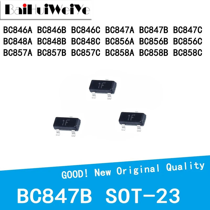 5PCS BC847B BC846A BC846B BC846C BC847A BC847C BC848B BC848C BC856A BOT857C BC857A BC857B BC857C BC8