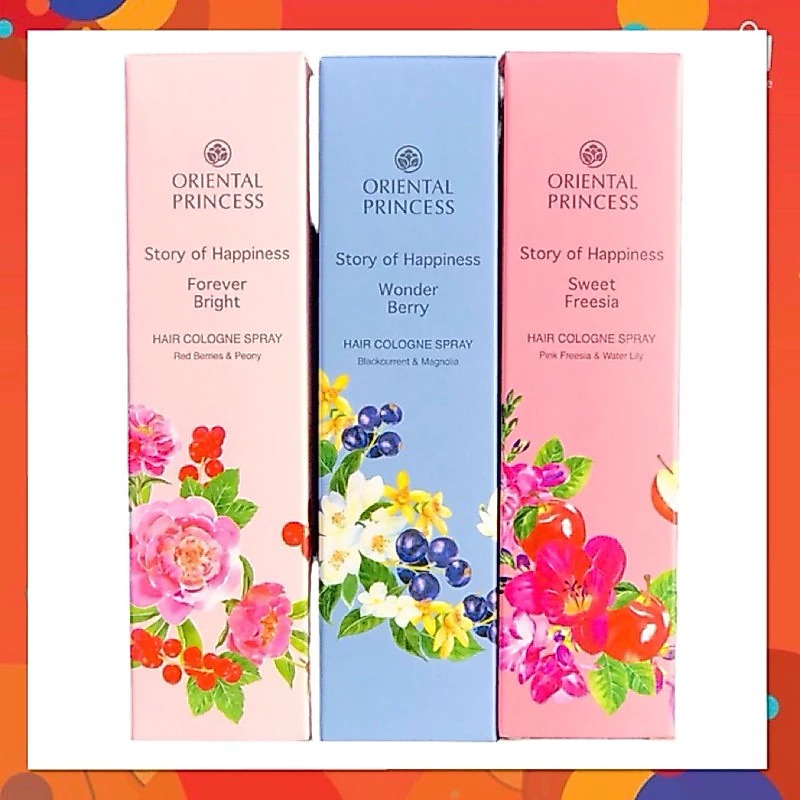 สเปรย์ฉีดผม Oriental Princess Story Of Happiness wonder Berry Hair Cologne Spray 100 ml