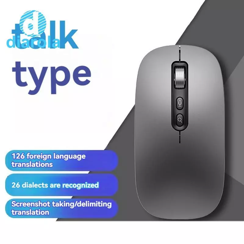 เมาส์ไร้สาย ไดโรลาธ รองรับเสียงเป็นข้อความ Bluetooth 2.4G thumbnail 3