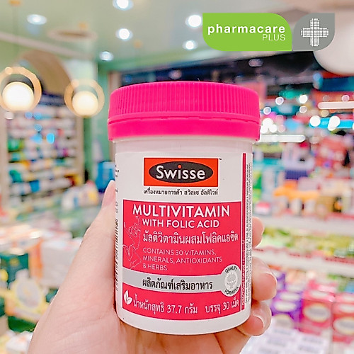✨แท้💯SWISSE Ultivite Multivitamin With Folic Acid 30 Tablets