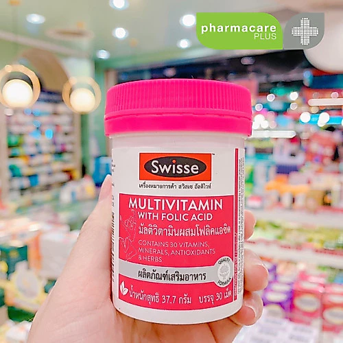 ✨แท้💯SWISSE Ultivite Multivitamin With Folic Acid 30 Tablets