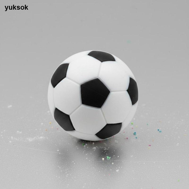 Yuksok 6 ชิ้นยาวนาน 23 มม.ตารางลูกฟุตบอลมาตรฐาน Fit สีดําและสีขาว Foosball Ball ยางเคลือบอุปกรณ์เสริมกีฬา — صورة 8