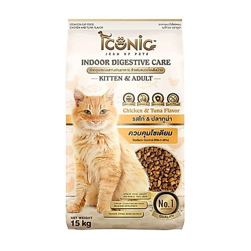 อาหารแมว iconic รสไก่,ปลาทูน่า แบบแบ่งขาย 1 กิโล