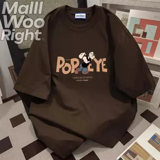 [ไซส์ตั้งแต่ S ถึง 3XL]cotton 100 % ลายเชอร์รี่ขนาดใหญ่ เสื้อยืดแขนสั้น สไตล์ประจำวัน ทรงหลวม ใส่สบาย