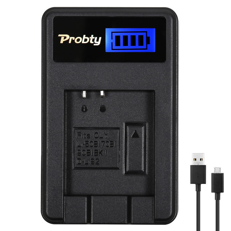 Li-50B Li 50B Li50B LCD Battery Charger สําหรับ Olympus U1020 U1030SW SP 810 800UZ u6010 u6020 u9010