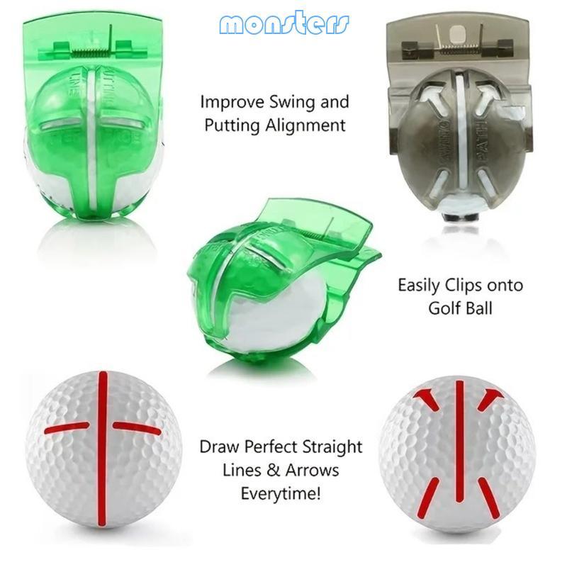 Mon Golf Line Clip Golf Liner Line Marker Stencils Golf Marker