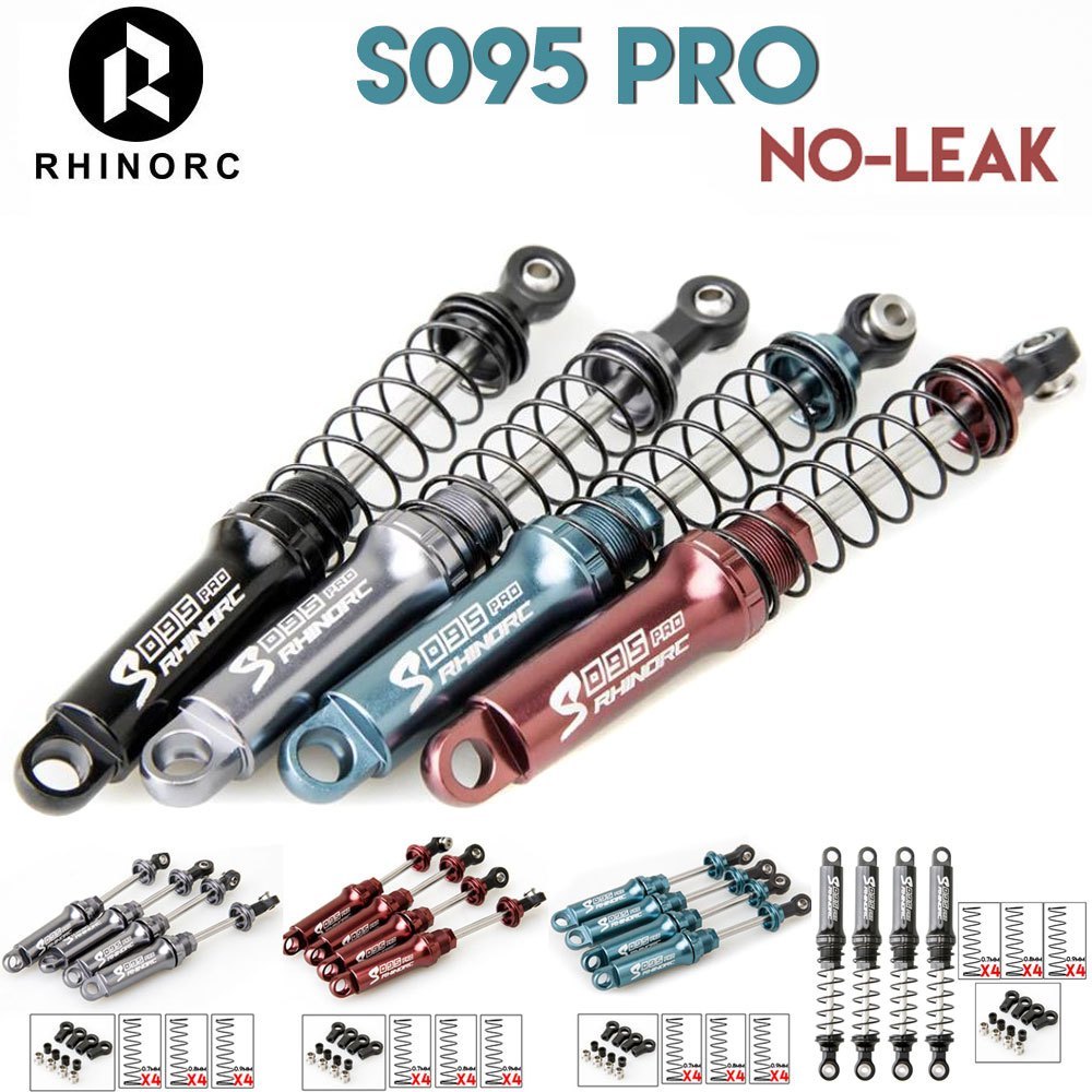 RhinoRC S095 Pro 95mm Crawling Shock max travel 31.5mm สําหรับ 4lbs ถึง 12lbs RC รถ MY
