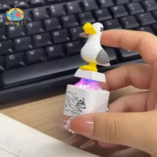 LAN 3D การ์ตูน Seagull Custom Keycap Squeaky เสียงซิลิโคน Key Cap สําหรับเล่นเกมคีย์บอร์ด TH