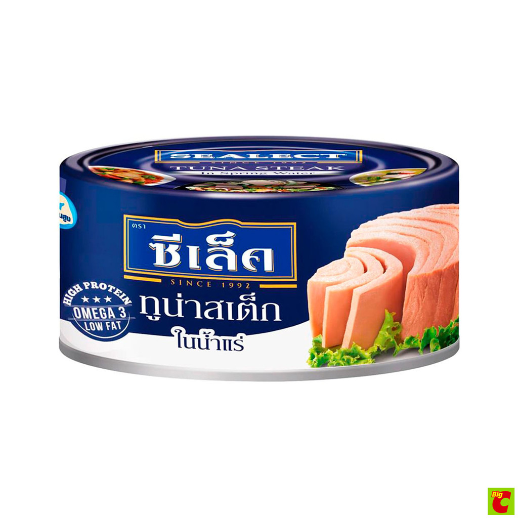 ซีเล็ค ทูน่าสเต็กในน้ำแร่ 80 ก.