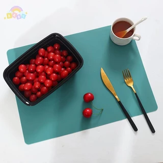 [BB-t] 15.7.5"x11.81" ขนาดใหญ่พิเศษซิลิโคนเกรดอาหารกันน้ํา Placemat ฉนวนกันความร้อนลื่นล้างทําความสะอาดได้ตารางเสื่อสําหรับห้องครัวอาหารค่ําใ