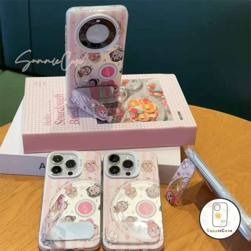 เหมาะสำหรับ Realme C21 C67 C11 C30 C25 C35 C53 C11 C17 C12 C20 C51 C15 Note 5i C55 C33 5 C20 A 7i 50 ขาตั้งกระจกสีขาว