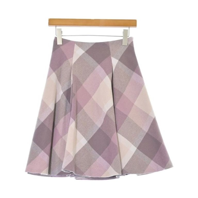 Blue Label Crestbridge RES Skirt gray Knee-length pink Women Direct from Japan Secondhand
