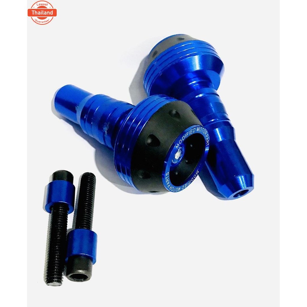กันล้ม CNC ตรงรุ่น สีน้ำเงิน ใส่  TNT250- 300 1 ชุด มี สองข้าง ซ้าย -ขวา  CB150R  ต้องเปลี่ยน น๊อต