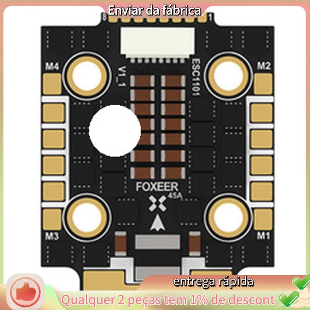 Reaper Mini 45A (F4)128K 4In1 3-6S Brushless DIY ESC สําหรับ RC FPV Racing Freestyle Drones Quadcopt