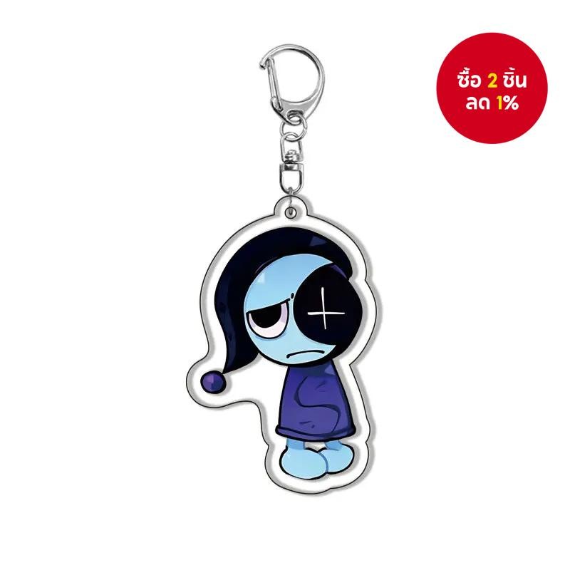 เกมคลาสสิกใหม่ Dandy's World ของเล่นขนแกะ ผ้ากันเปื้อนอะคริลิก พวงกุญแจ Dandy พวงกุญแจ กระเป๋า เครื่