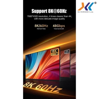 สาย HDMI 2.1 AOC 8K 60Hz / 4K 120Hz สายใยแก้วนำแสง ยาวไกล 5-20 เมตร ภาพเสียงคมชัด