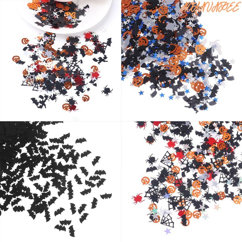 NOANUNDEE 15g Spider Bat Cat Home Ornament Sprinkle Sequins 2019 Halloween Party