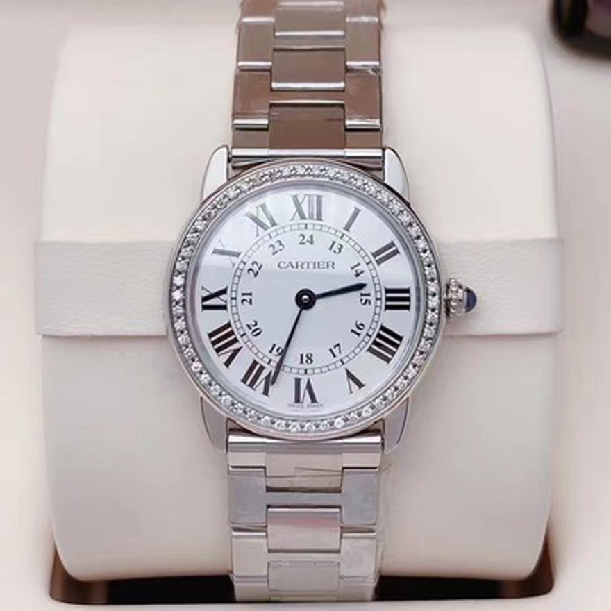 Back Diamond British Ladies Cartier Cartier CARTIER London 29mm Watch Wrist Watch Series
