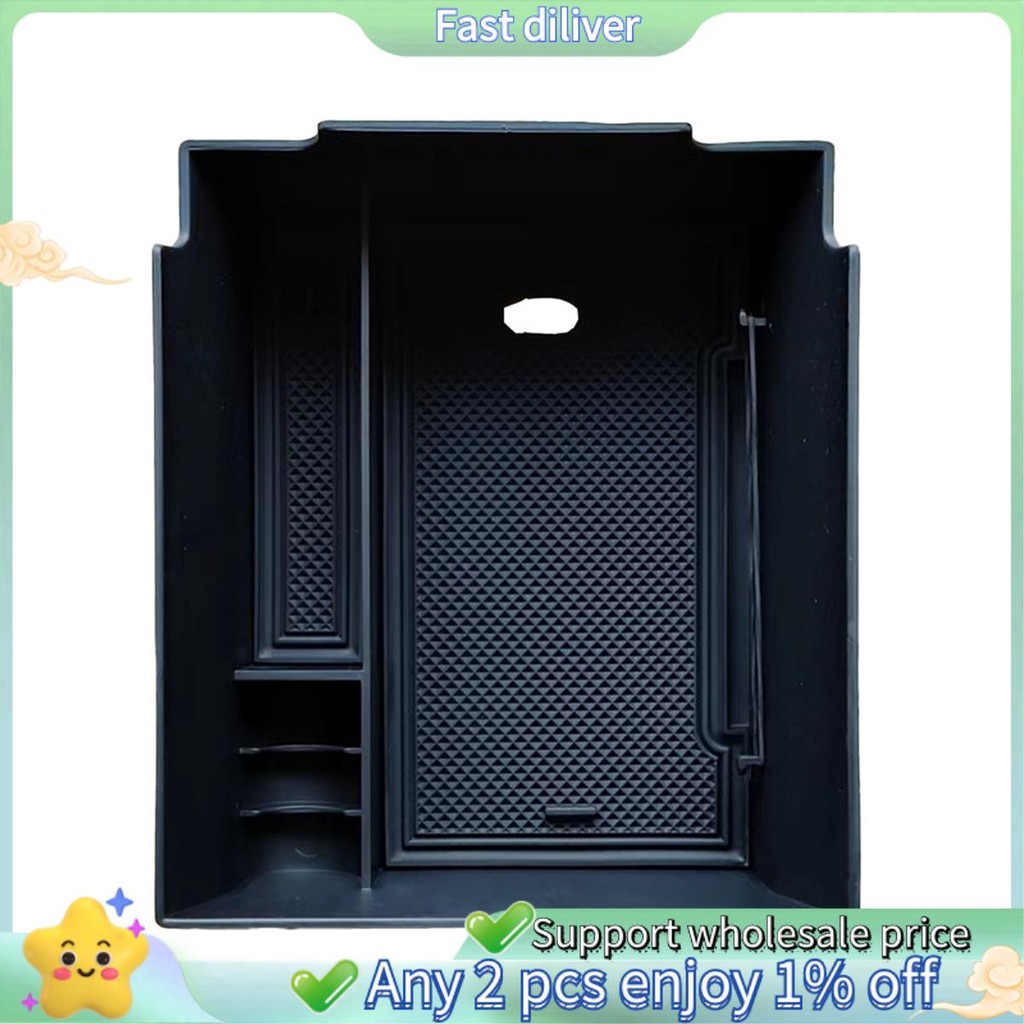 รถที่เท้าแขนกล่องเก็บกล่องเก็บพลาสติก Auto ภายในสําหรับ Ioniq 6 2023 Ioniq6 X9B1