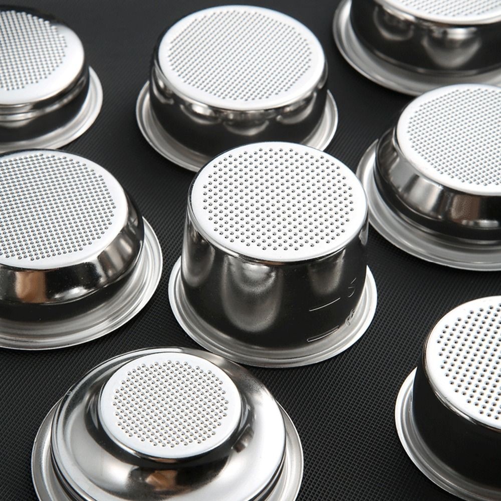 SHOOHOO 1 ชิ้นตะกร้ากรองกาแฟ, ความดัน 1 ถ้วย 2 ถ้วยตะกร้าสะอาด, ทนทานชั้นเดียว 51/58 มิลลิเมตร 304 สแตนเลสกาแฟ|กรองเครื่องมือบาริสต้า - รูปที่ 7
