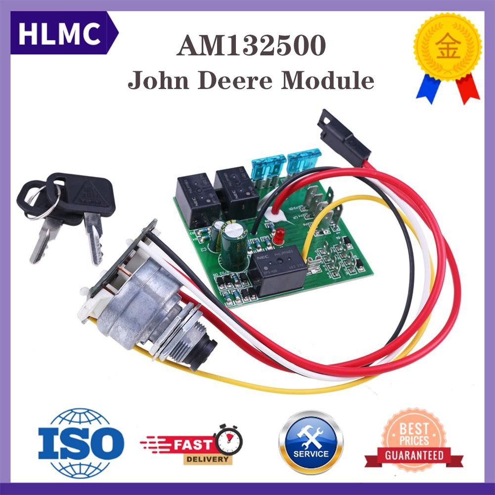 อะไหล่เครื่องจักรก่อสร้าง AM132500 โมดูลจุดระเบิดสวิตช์กุญแจเหมาะสําหรับ JD LX255 LX266 LX277 LX279 