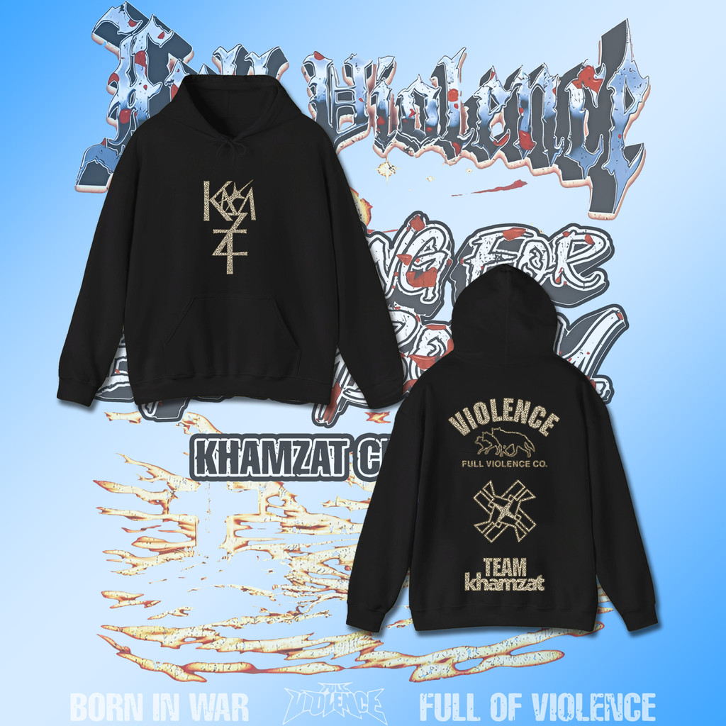 🏆เสื้อฮู้ด Hamzat Chimayev ชนะ UFC 319 ผ้าฝ้าย สวมใส่สบาย คอกลม ไม่ซีด พิมพ์ลาย ไม่หดและไม่ขึ้นขุย #