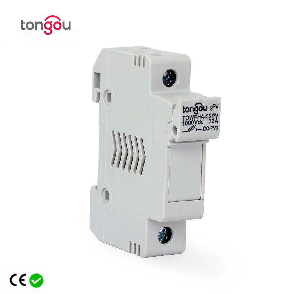 10*38 มม.แรงดันไฟฟ้าพลังงานแสงอาทิตย์ PV 1P Parallel DC ฟิวส์ 1000V พร้อม PV ฟิวส์ 1000V 25A สําหรับ