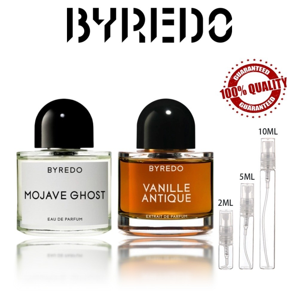 【สินค้าพร้อมส่ง】ของแท้ 💯 Byredo Mojave Ghost & La Tulipe & Blanche EDP 2ml/3ml/5ml/10ml