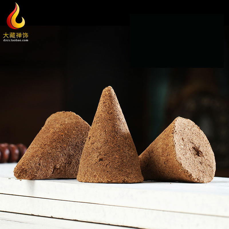 ควันเสนออาหารธรรมชาติ Wujin ธูปทิเบต Yaqing ควันเสนออาหารขนาดใหญ่ Pagoda ธูปกรวยธูป