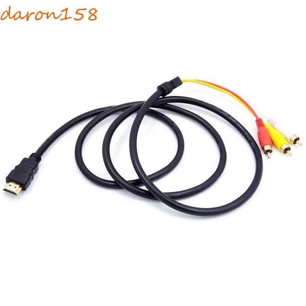 DARON Audio AV Component HDMI To 3-RCA HDMI Male อะแดปเตอร์ทนทาน