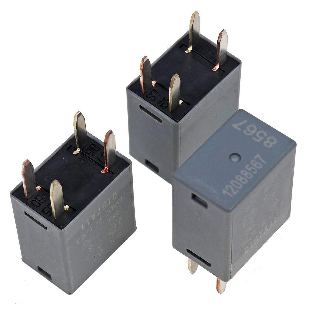 JEENDA รีเลย์ 3 แพ็ค 4 เทอร์มินอล 12088567 13500114 12135170 13502679 15328866 19116057 RY601 ใช้งาน