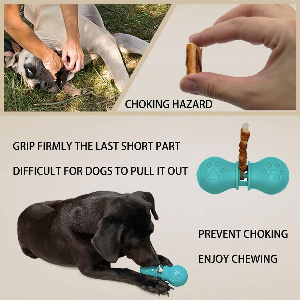 Bully Stick Holder for Dogs, Chew Holder, Anti Choking Safety Device-Large LPVA