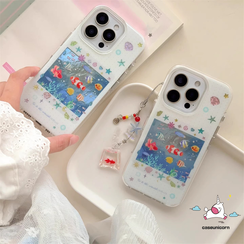 SAMSUNG สําหรับSamsung A06 A51 A26 A07 A17 A05s A16 A03s A05 A25 A12 A34 A15 A35 A23 A32 A36 A14 A56 A54 A53 A13 A24 A55 A31s A21s A50s A31 A50s A50sเปลือกปะการังปลา - รูปที่ 3