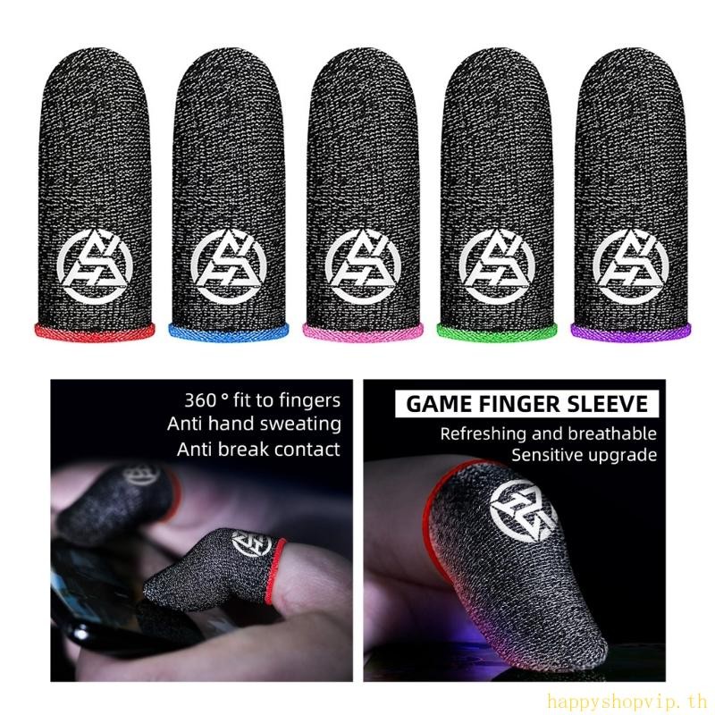 HSV 1 คู่ความไวแขนนิ้ววัสดุไฟเบอร์นําไฟฟ้าสําหรับการควบคุมจอแสดงผลแบบสัมผัสที่ถูกต้องในการเล่นเกมที่