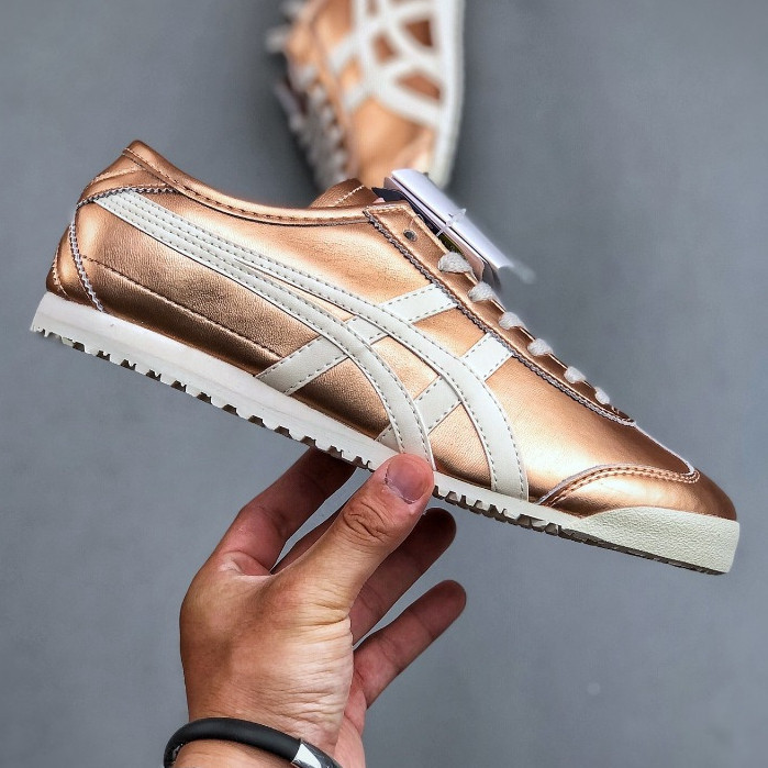 Onitsuka Tiger Mexico 66 รองเท้าวิ่งผู้ชายและผู้หญิง Onitsuka Mexico 66 รองเท้ากีฬา 1183B566-700 1L0