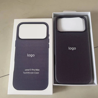เหมาะสําหรับ iPhone 17 Pro Max Leather 17air Fiber Patterned Magnetic Phone Case พร้อมแอนิเมชั่น