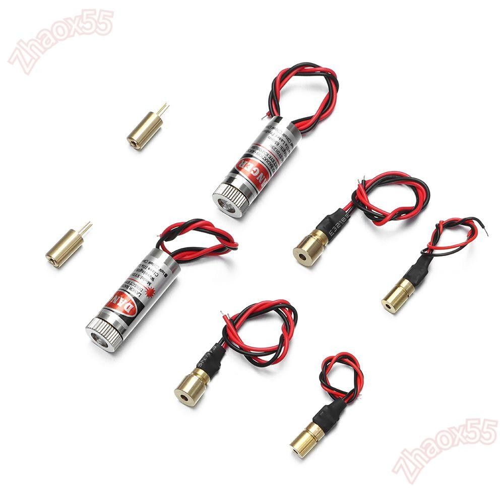 ZJAOX Point/Line Laser 4 รูปแบบ 650nm 5mW อุตสาหกรรม Class โมดูลหัวเลเซอร์