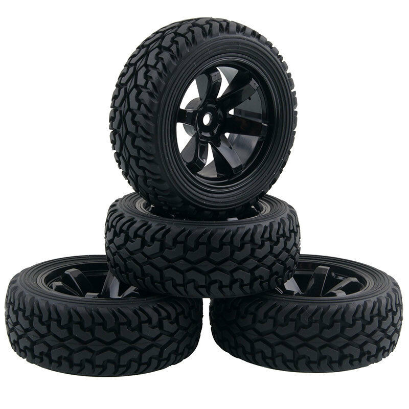 RC 701-8019 ขอบพลาสติก & Rally ยาง 74 มม.สําหรับ 1/10 Flat Run to Rally ยาง / 1/16 Rally ยาง