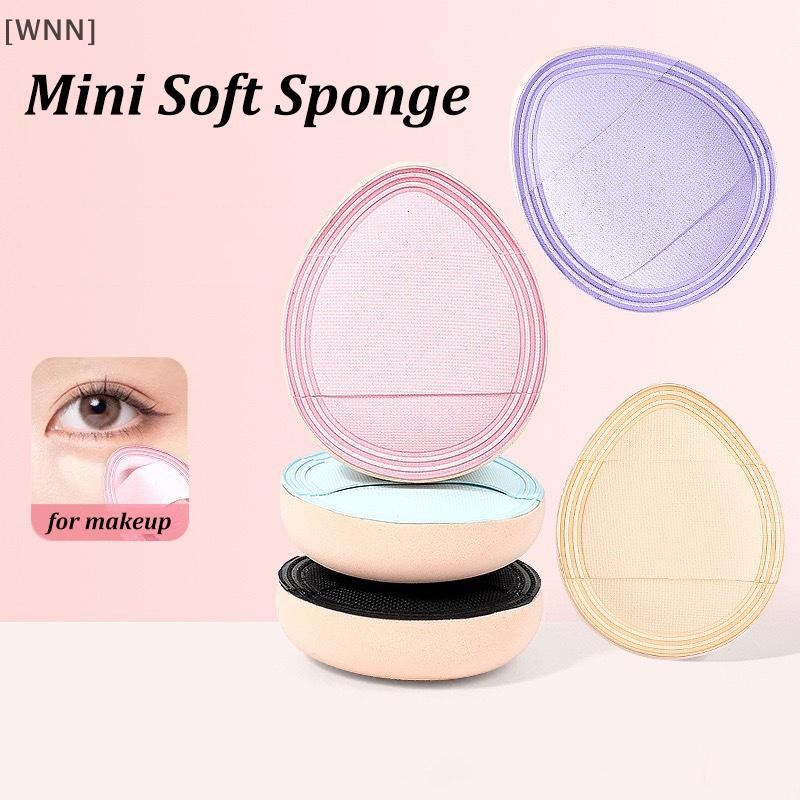 [WNN]คลังสินค้าพร้อม 1/3 ชิ้น Mini Finger Powder Puff Thicken Air Cushion คอนซีลเลอร์ Blusher ฟองน้ํ